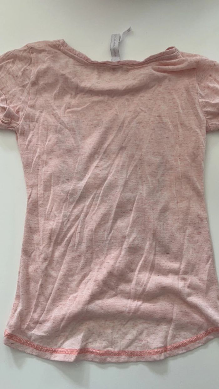 Teeshirt Lulu Castagnette fille rose 8 ans - photo numéro 3