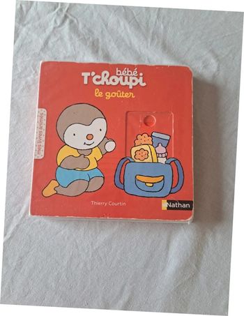 Bebe T'choupi le Goûter mes livres animés Nathan