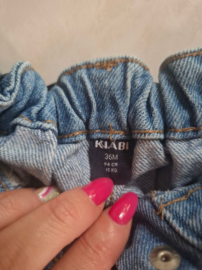 Pantalon jeans fille - photo numéro 3