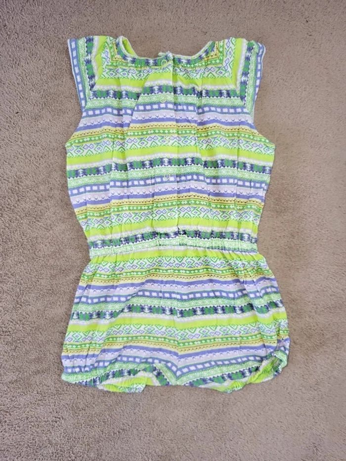 Combishort fille été 6 mois Grain de blé - photo numéro 2