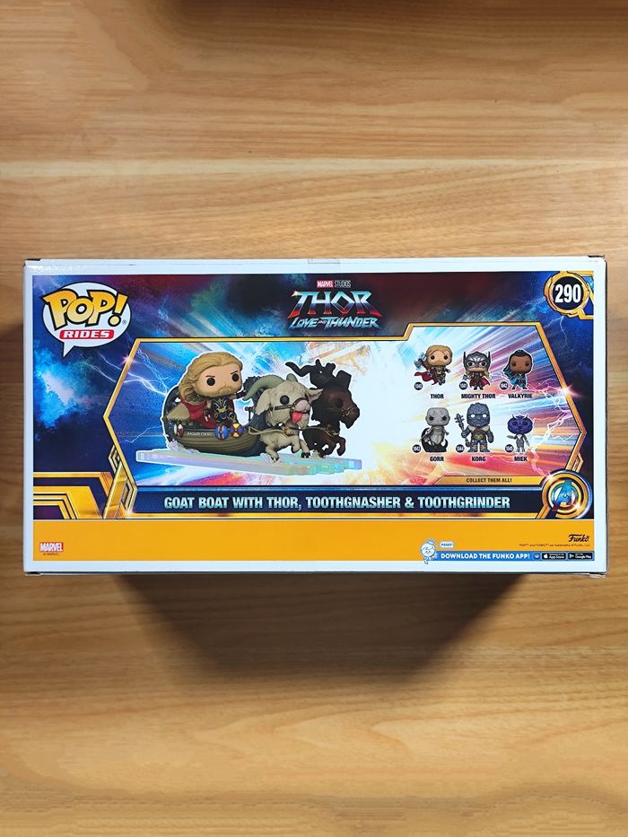 Funko Pop! Rides - Goat Boat With Thor, Toothgnasher & Toothgrinder #290 (Thor Love and Thunder) - photo numéro 3