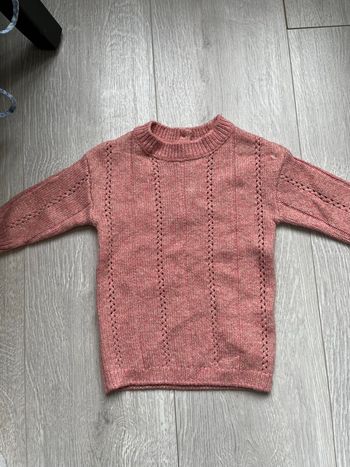Pull maille fantaisie Tape à l'œil - Vieux rose - 3 mois