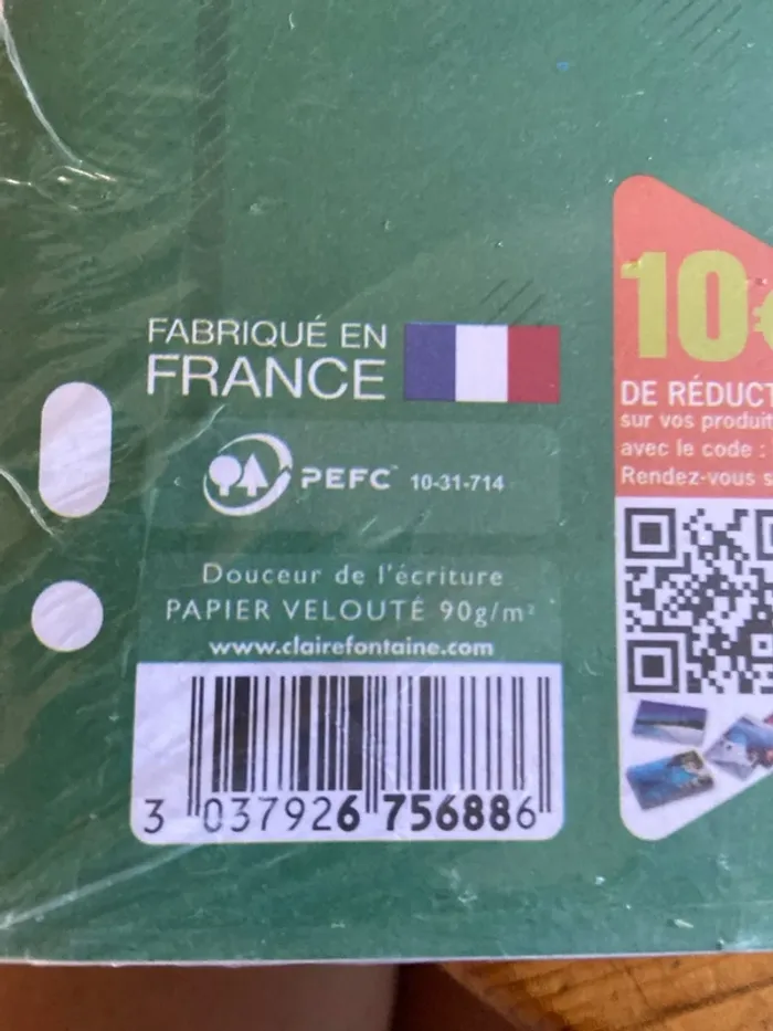 Paquet de feuilles simples perforées - photo numéro 2