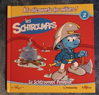 livre "Le Schtroumpf pompier"