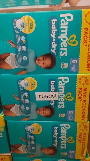 2 Pampers baby dry taille 5 