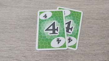 Lot x2 carte numéro 4 n°4 pièce détachée Skyjo jeu de société #E15