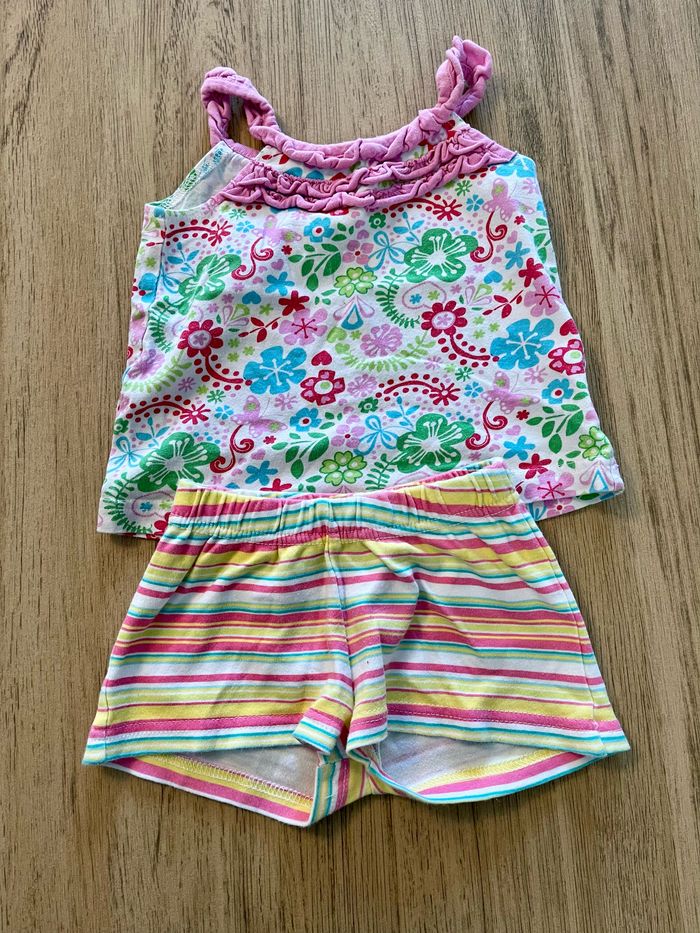 Ensemble short débardeur