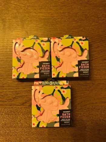 Lot de 3 boules de bains effervescentes Stitch