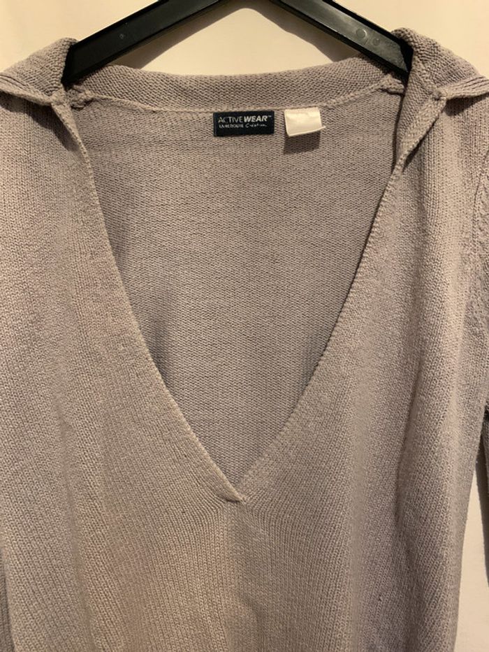 Pull tunique avec capuche - photo numéro 2