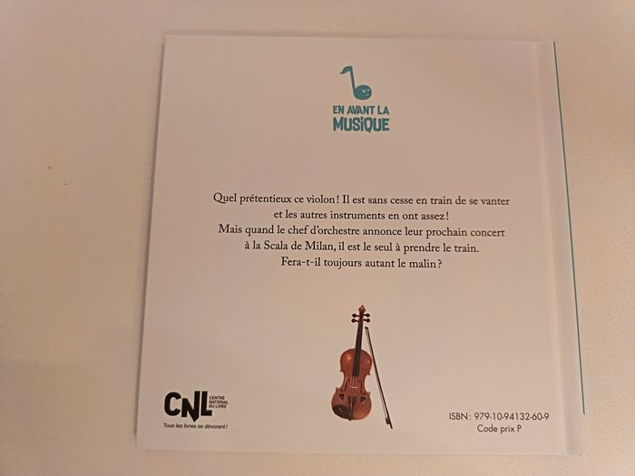 Livre " Le violon qui fanfaronnait" de la collection Hachette - photo numéro 2