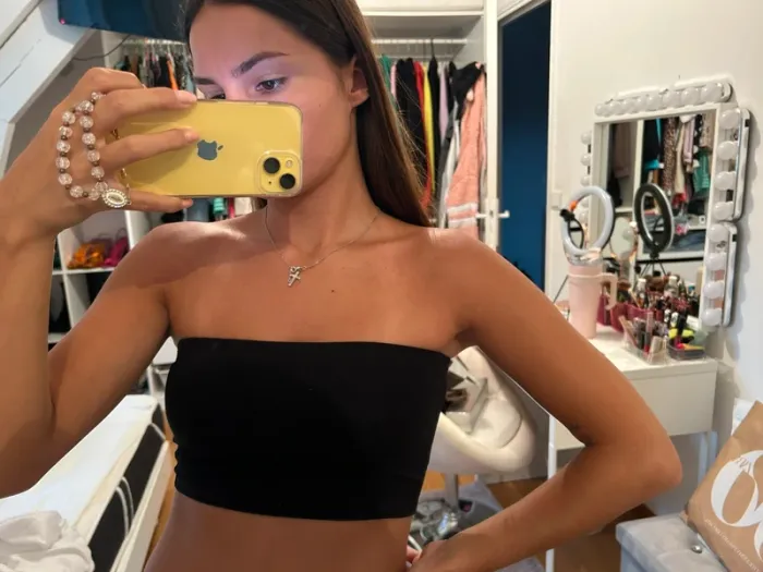 Bustier moulant noir pull & bear S 36