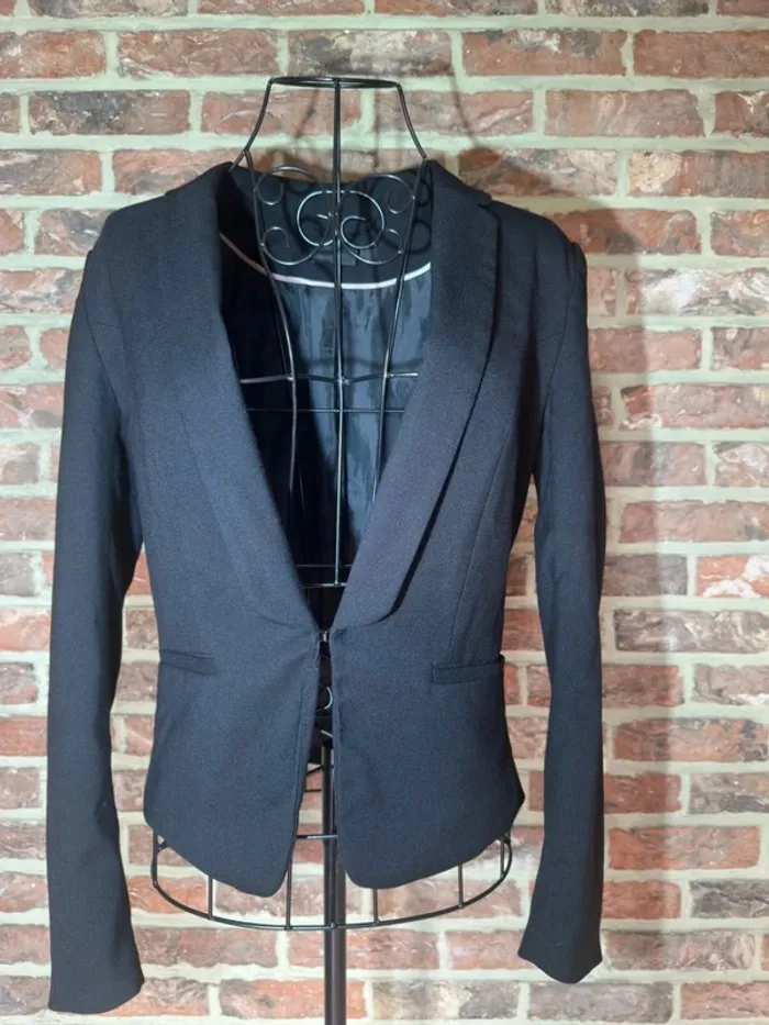 Blazer noir H&M Taille M / 38 - photo numéro 2