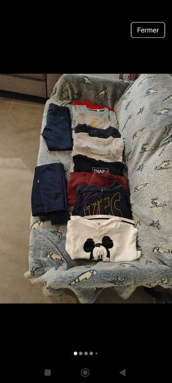 Lot vêtements garçons 6 ans
