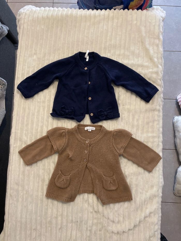 Lot veste fille 6mois