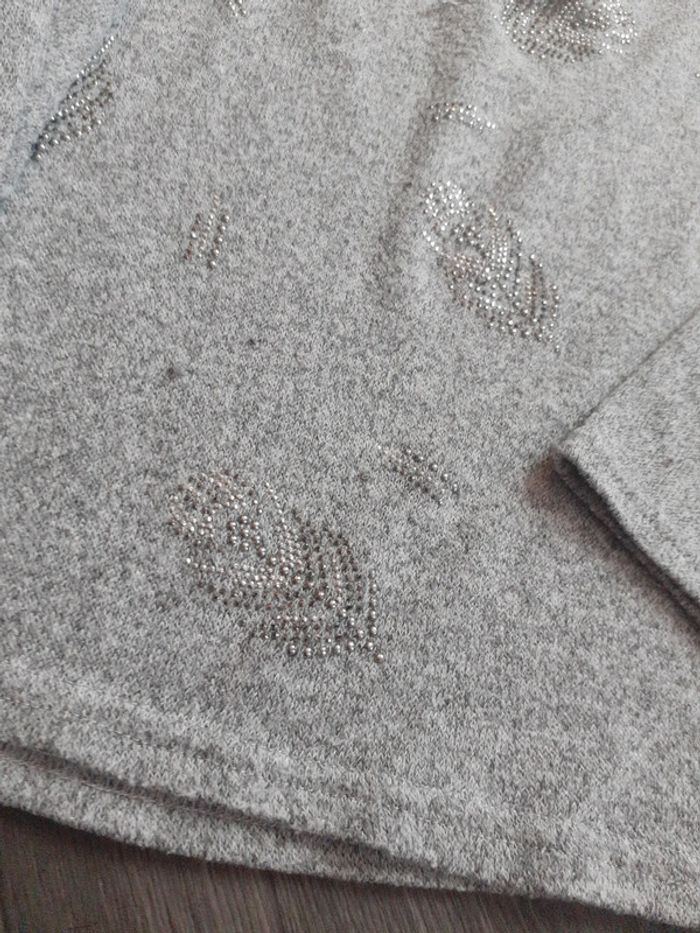 Pull gris - photo numéro 2