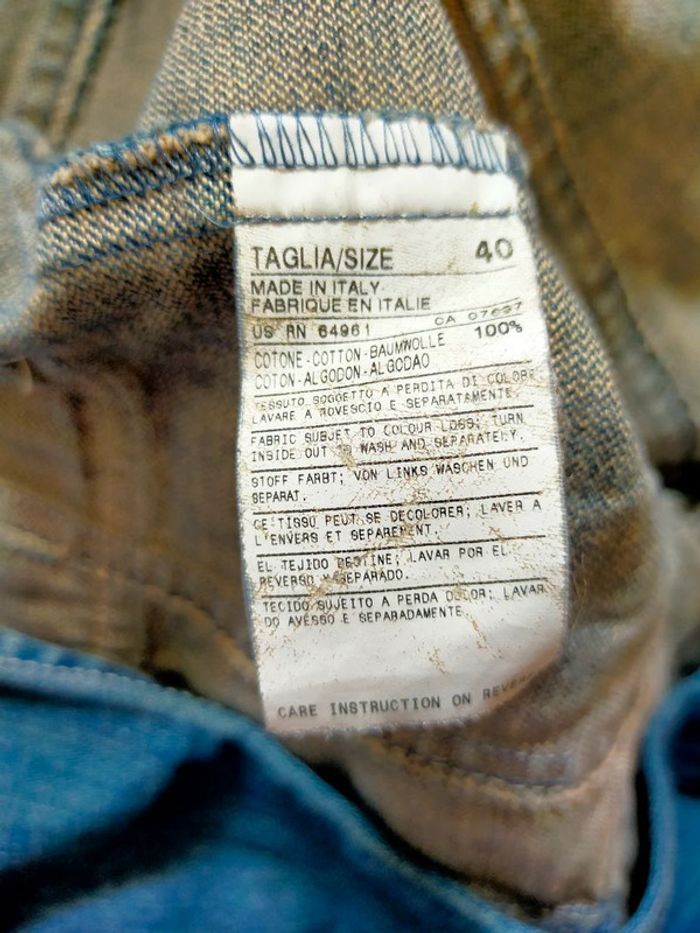 Veste en jean vintage Benetton – Femme – Taille S/M - photo numéro 10