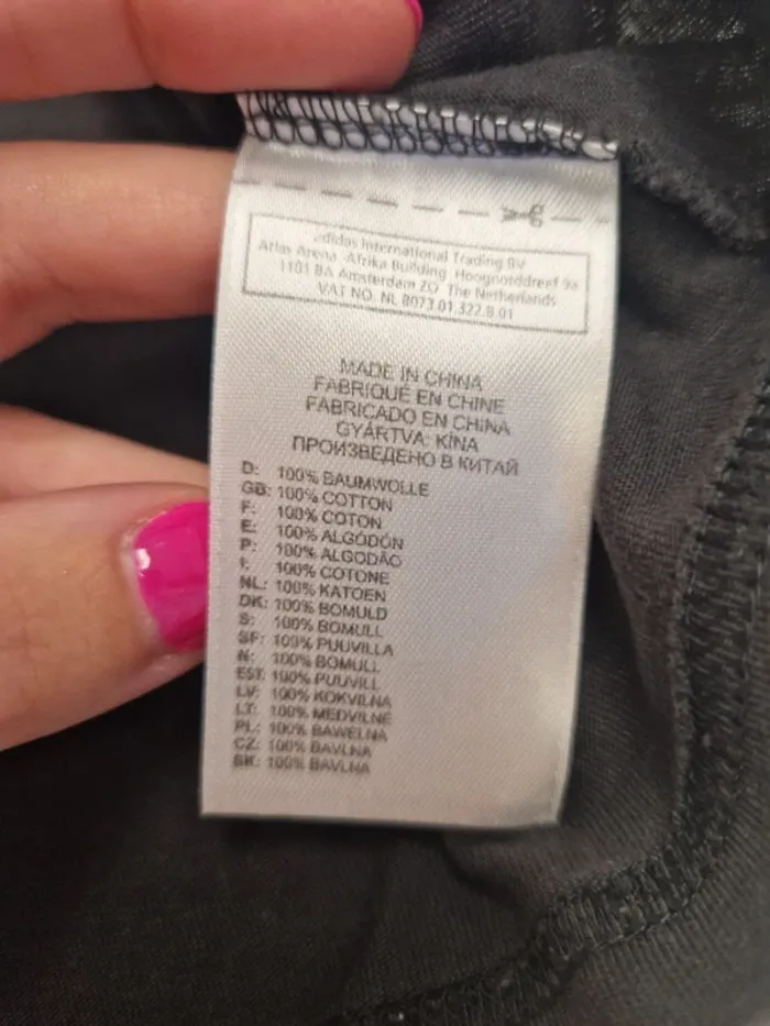 T-shirt noir et doré Adidas garçon 24 mois - photo numéro 3