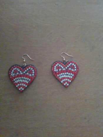 Boucles d'oreilles coeur