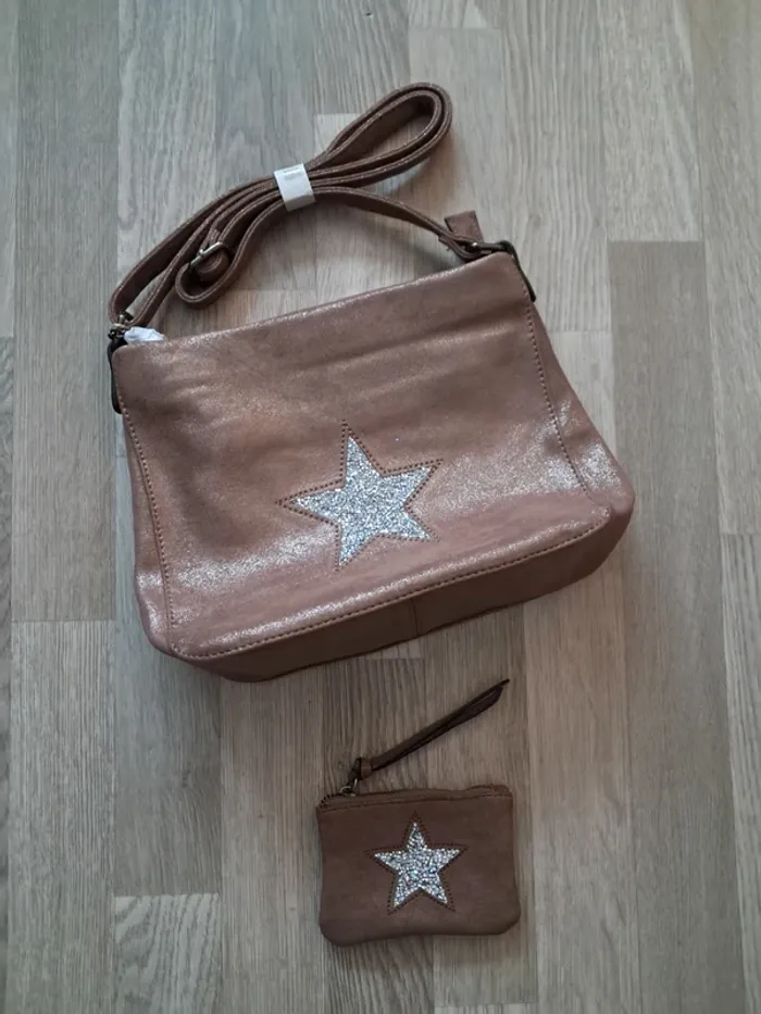 Sac bandoulière et porte monnaie