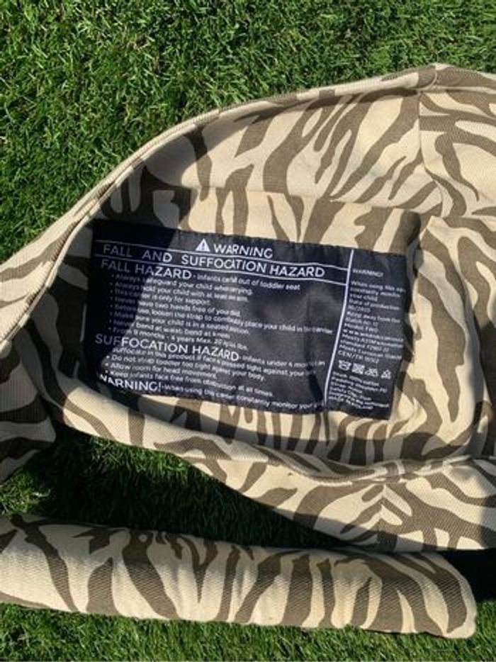 Porte bébé wildride zèbre - photo numéro 3