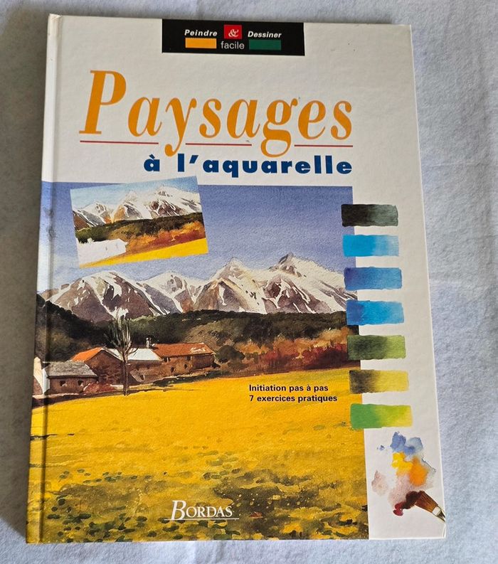 Livre paysages à l'aquarelle