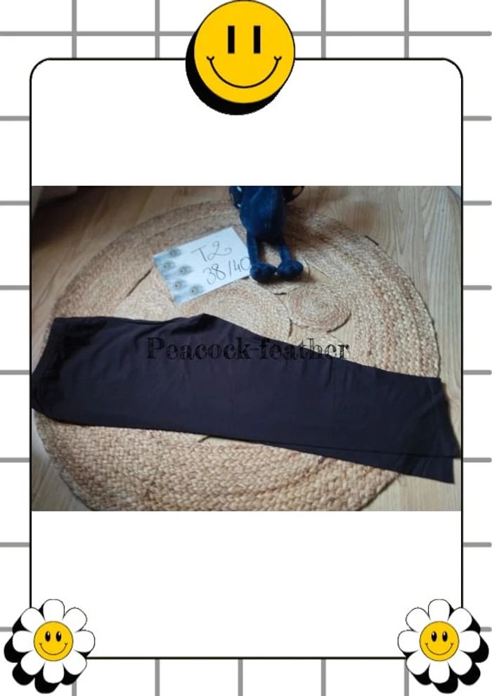 Legging marron neuf T2 - photo numéro 4