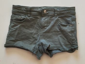 Short vert kaki fille