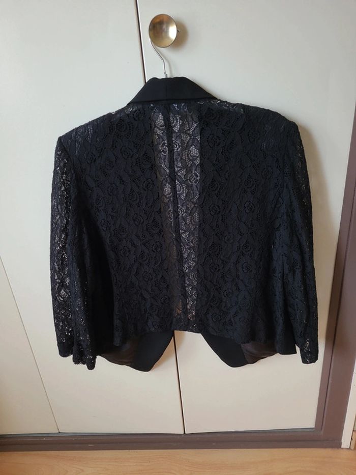 Blazer noir en dentelle neuf