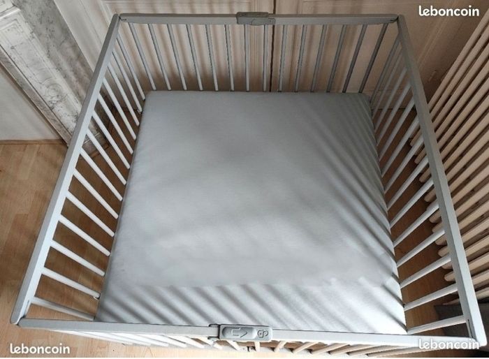 Parc pliant évolutif gris Hegoa BÉBÉ 9 - photo numéro 2