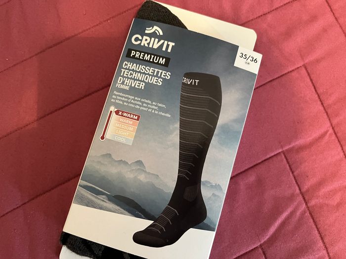 Lot de 2 Paires de Chaussettes Techniques d'Hiver - photo numéro 6