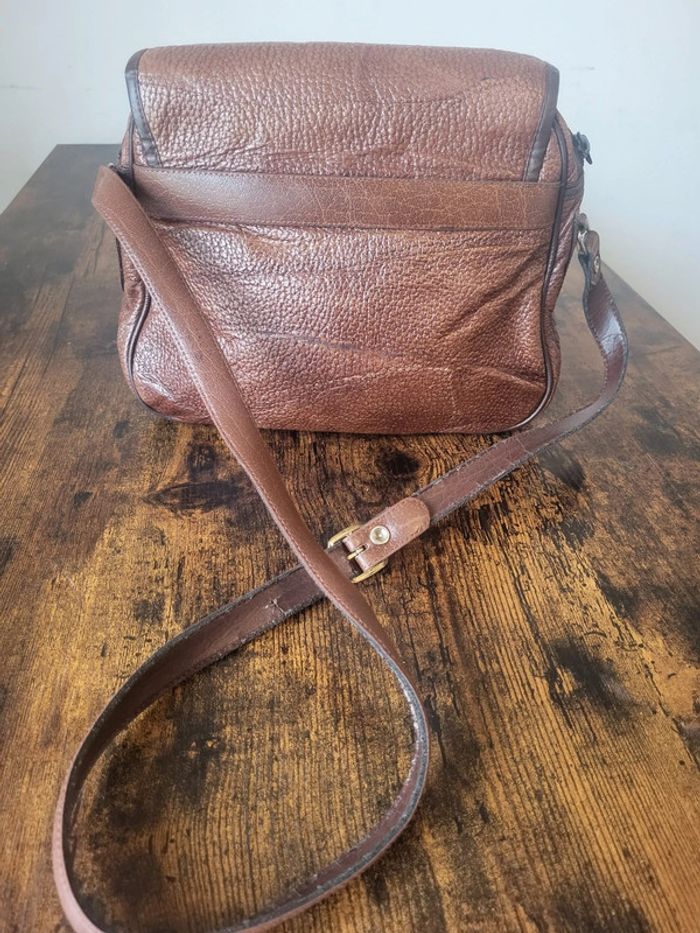 Sac a bandoulière cuir Vintage Dressing. - photo numéro 8