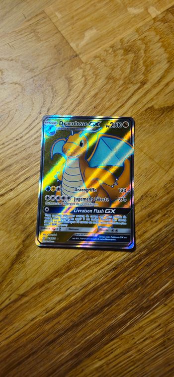 Carte pokemon Dracolosse GX   229/236