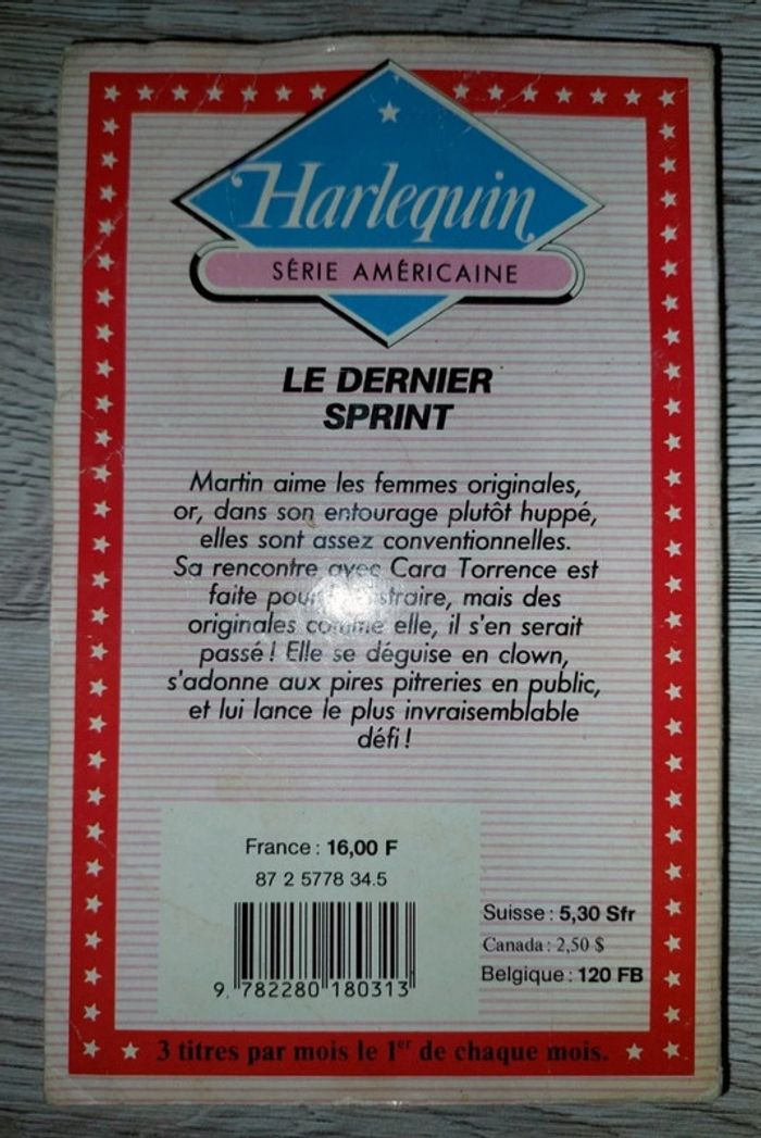 Livre de poche le dernier sprint - photo numéro 2