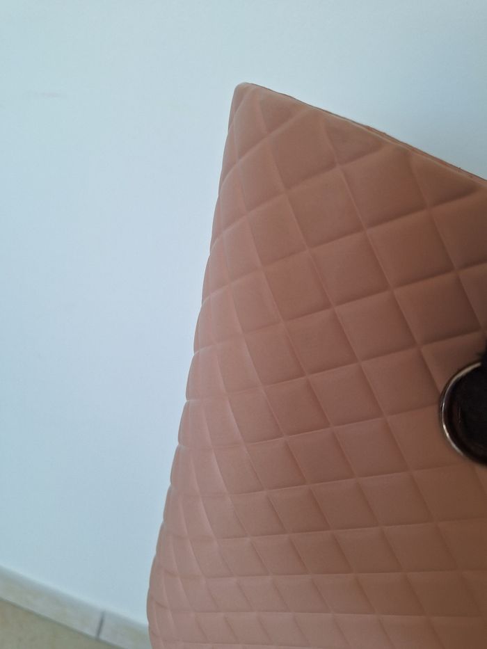 Sac O Bag rose clair avec anses cordes noires - photo numéro 4