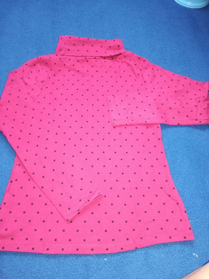 Tee-shirt Col roulé fille 8 ans - photo numéro 2