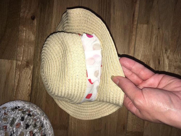 Chapeau de paille bébé natalys t2 - photo numéro 2