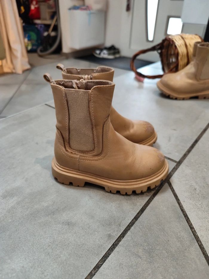 Bottines beige taille 26 - photo numéro 4