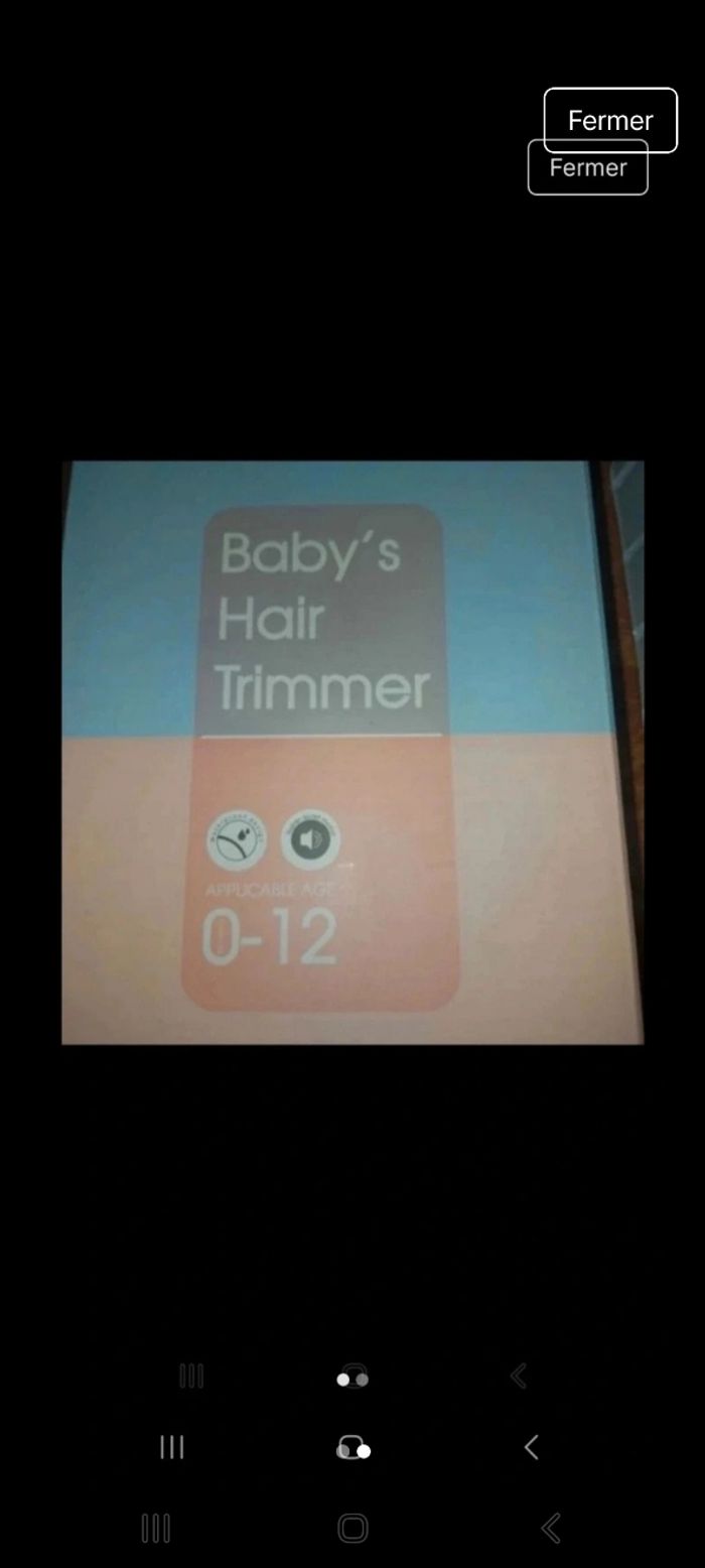 Tondeuse bébé - photo numéro 2