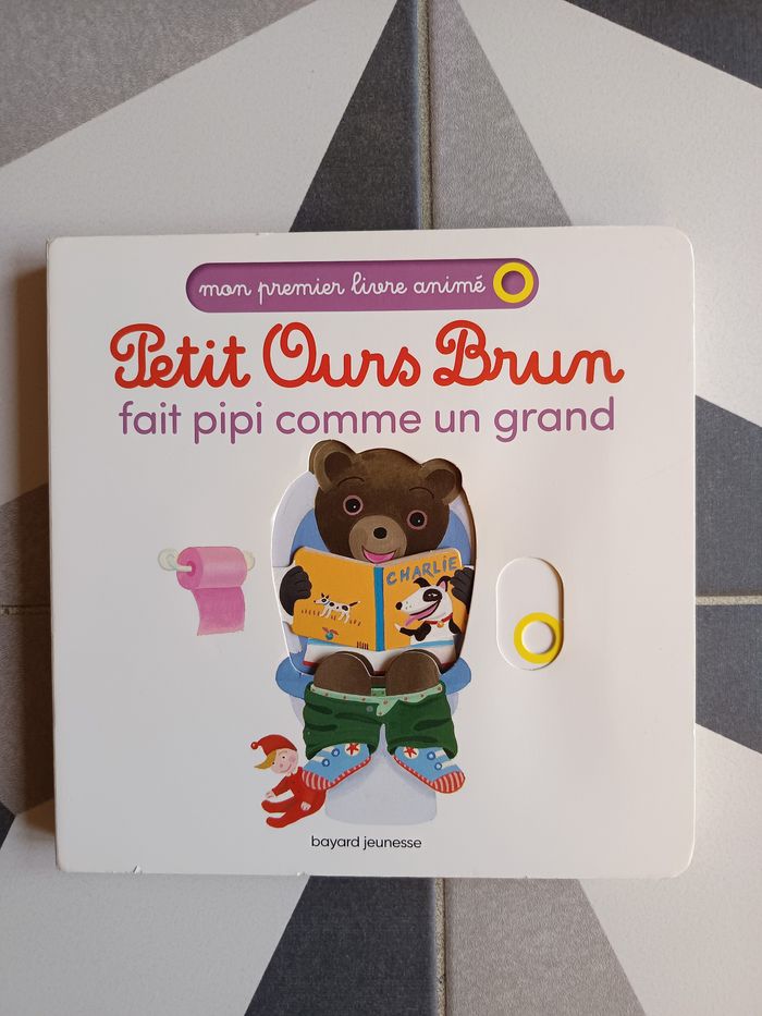 Livre animé Petit Ours brun fait pipi comme un grand Bayard Jeunesse