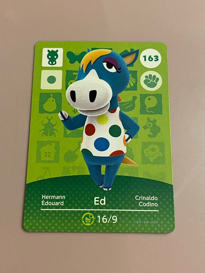 Carte Amiibo Ed N163