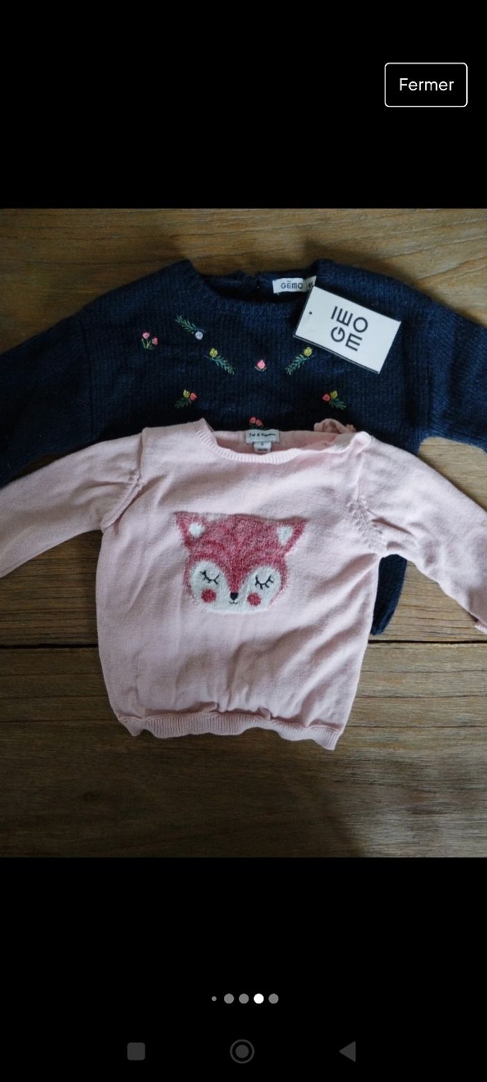 Lot 12 pièces filles 6 mois - photo numéro 3