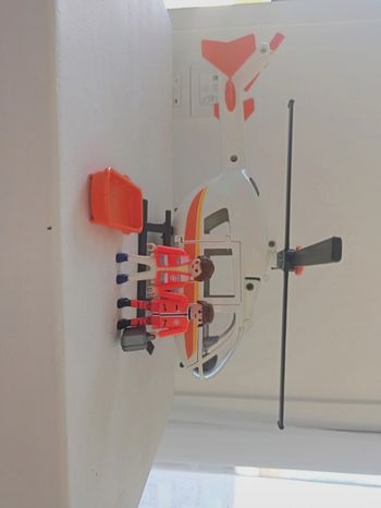 Hélicoptère de secours playmobil