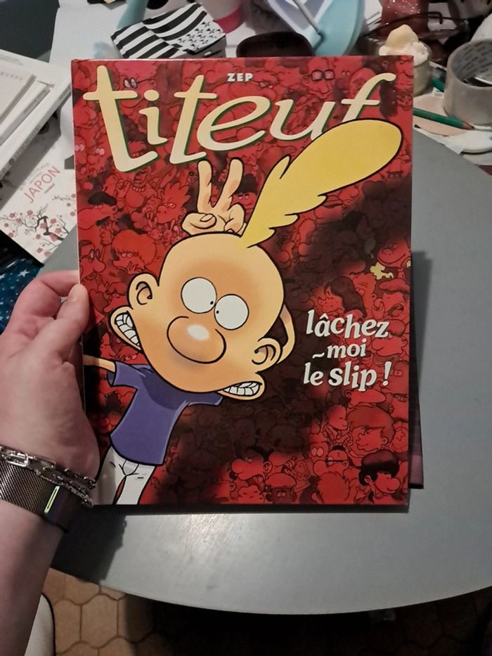 BD titeuf lâchez moi le slip et la loi du preau