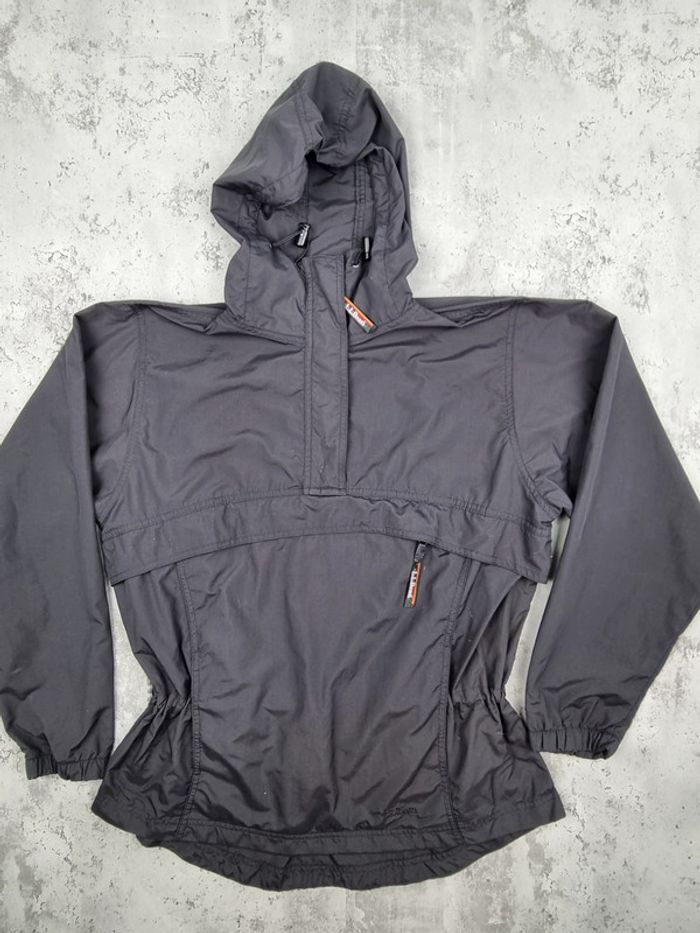 Anorak L.L. Bean noir – Taille S Femme (mesures en photos)