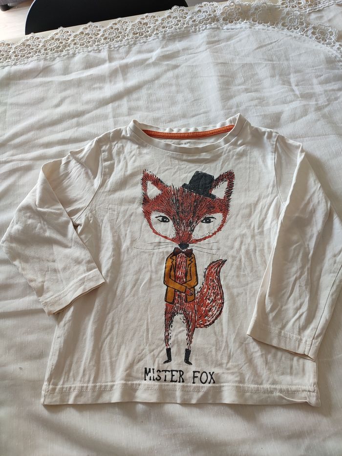 Tee shirt renard Kiabi 4 ans - photo numéro 2