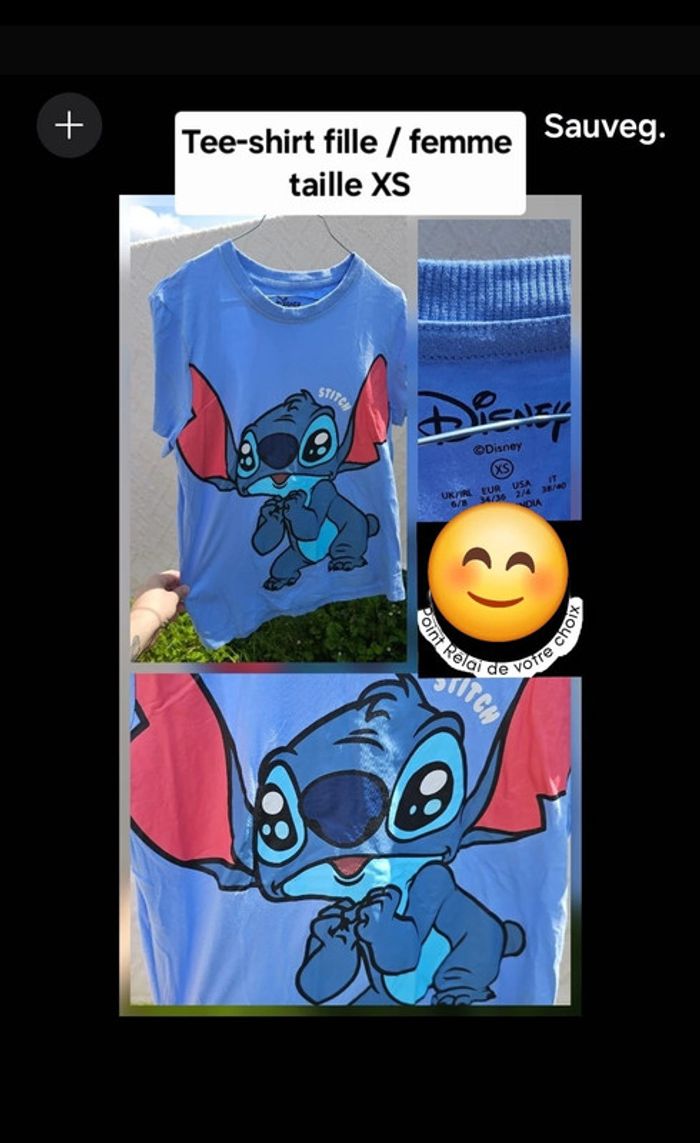 TEE shirt Disney fille / adolescente /femme xs