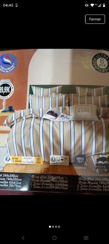Parure de drap
