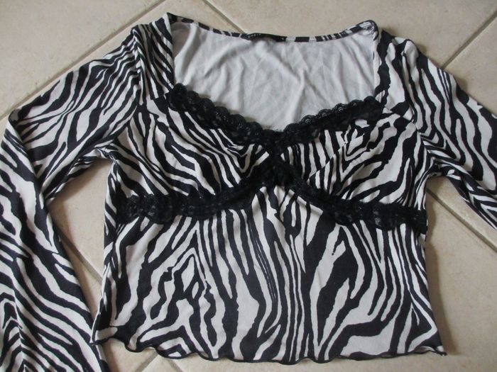 T-shirt manches longues femme - Taille S - photo numéro 2