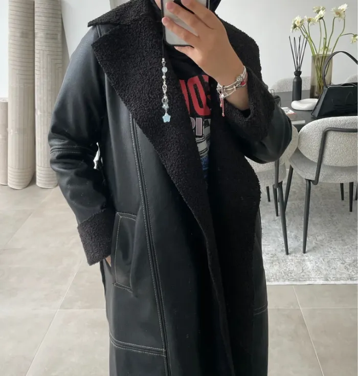 Manteau similicuir - photo numéro 2