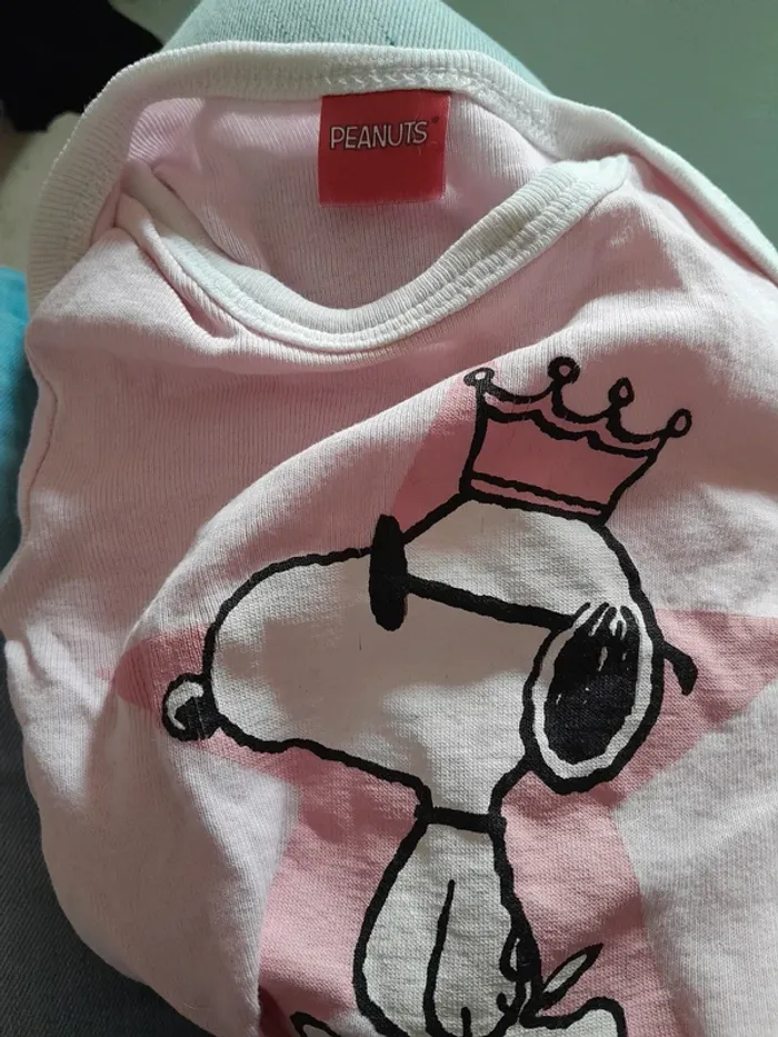 Body fille ml 3/6 mois Snoopy - photo numéro 3